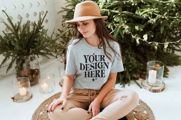 Christmas Bella Canvas 3001 Mockup 18 Review