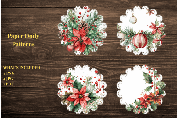 Christmas Paper Doily Patterns for Crafts