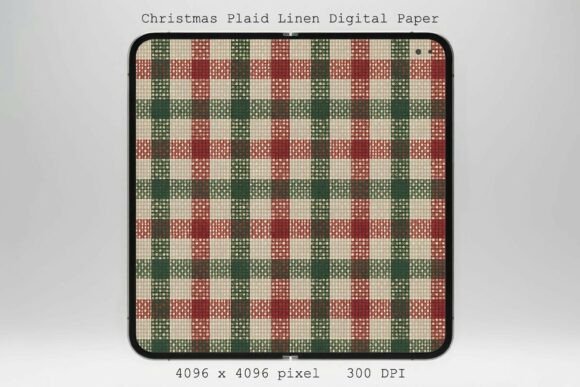 Christmas Plaid Linen Digital Paper PNG: A Crafter’s Review