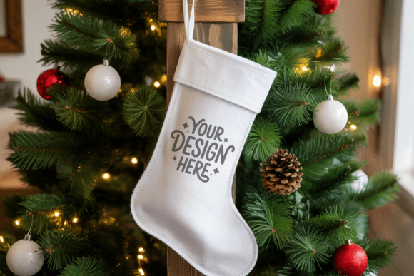 Christmas Stocking Mockup 18: Product Mockups Review