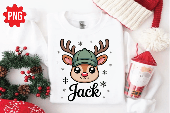 Custom Reindeer Christmas with Kid Names T-Shirt Designs Review