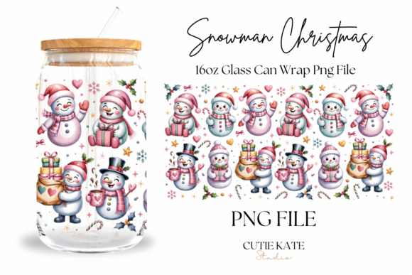 Cute Snowman Christmas 16oz Glass Wrap Review