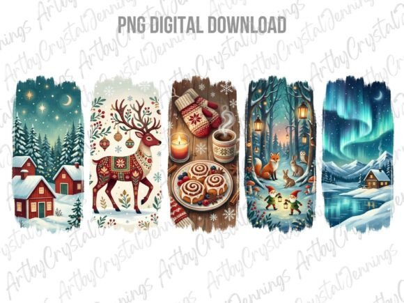 Folk Art Winter Christmas Brushstroke Review