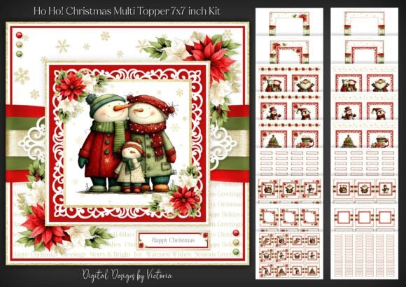 HoHo Christmas Topper 7 Kit: Crafts & Branding