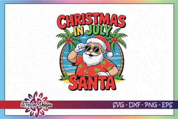 Merry Christmas in July SVG for Crafts
