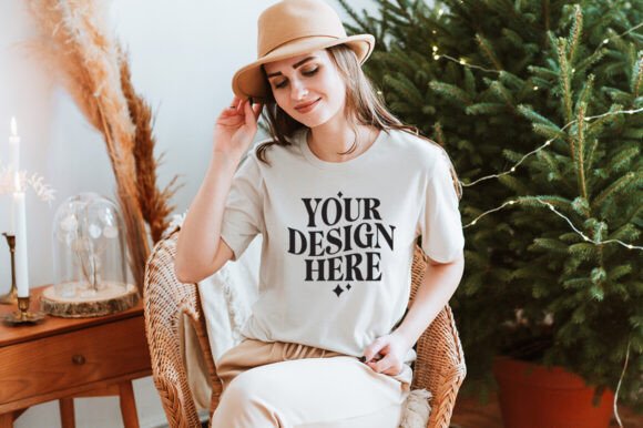 Review: Christmas Bella Canvas 3001 Mockup 29