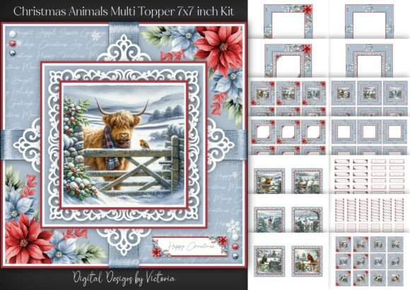 Reviewing Christmas Animals Topper for Crafts