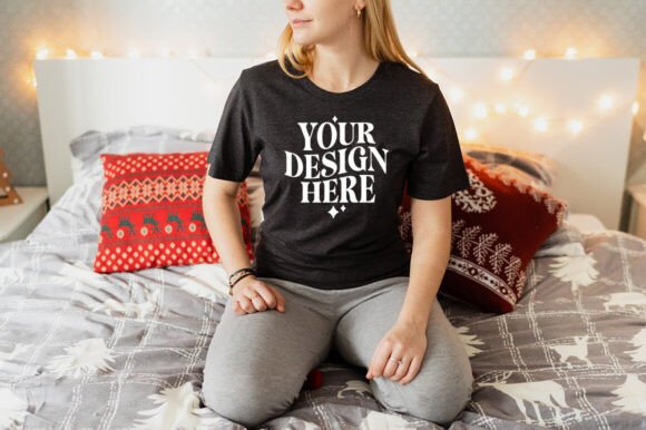 Reviewing Christmas Bella Canvas 3001 Mockup 38