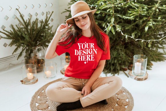 Reviewing the Christmas Bella Canvas 3001 Mockup 24