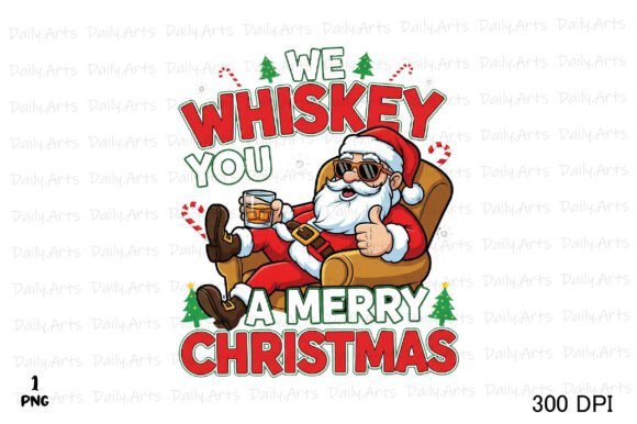 Reviewing We Whiskey a Merry Christmas PNG for Stitching
